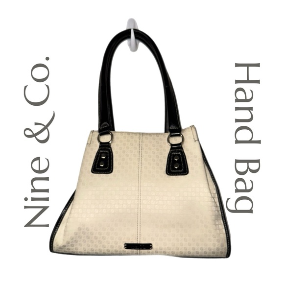 Nine & Co. Handbags - Nine & Co. - Textile and Leather Handbag - Lots of Pockets - Excellent Condition